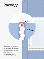 KUDO Монтажная пена с трубочкой всесезонная HOME 15+