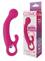 G-стимулятор с вибрацией и шариком на конце Cosmo (18 см, фуксия) (Цвет: фуксия)