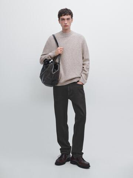 Massimo Dutti Джинсы зауженного кроя, синий