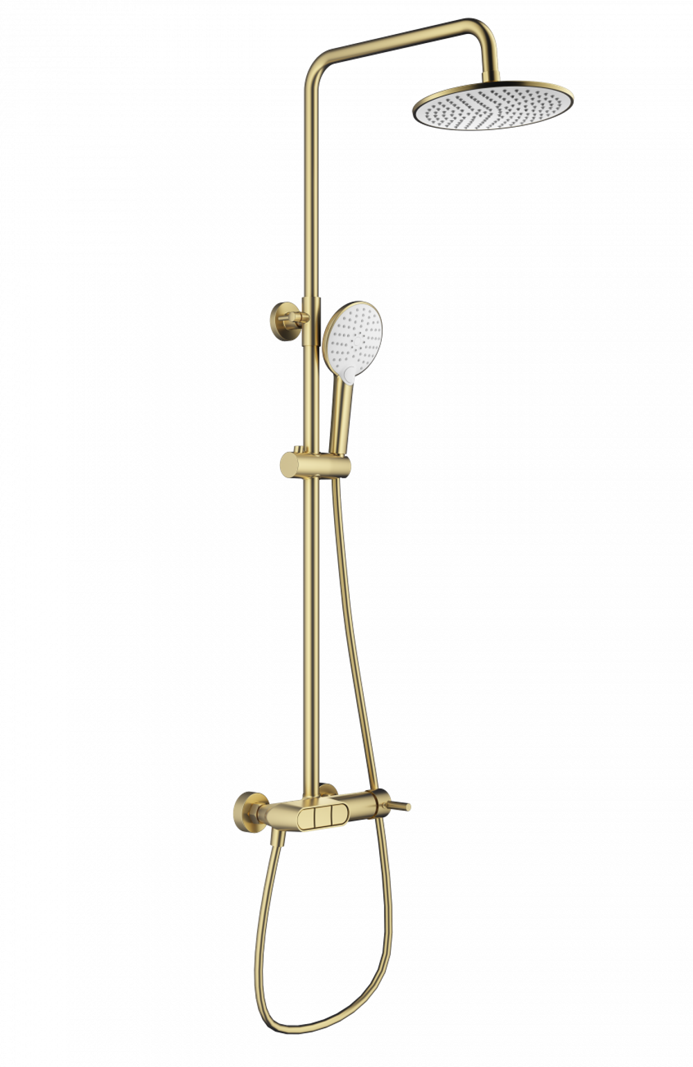 Душевая система WONZON & WOGHAND MUSE Corno, Брашированное золото (WW-A30653-BG)