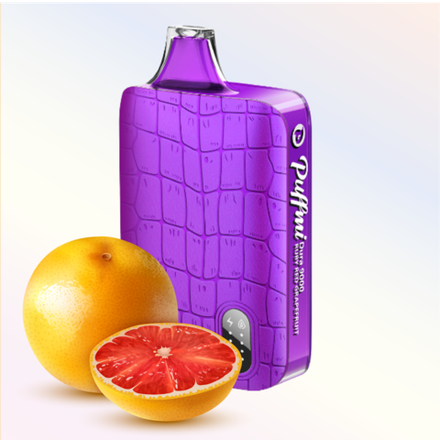 Puffmi Dura Ruby red grapefruit (Рубиново-красный грейпфрут) 9000 затяжек 20мг Hard (2% Hard)