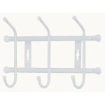 Вешалка настенная 3 крючка, 285, Матовый серый, ВН3/МС