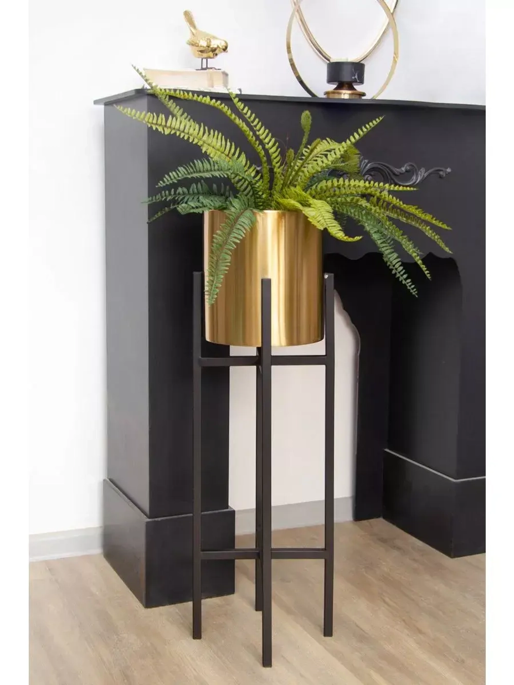 Кашпо металлическое на подставке 91 см