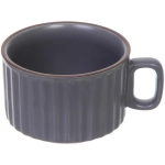 Чайная пара «Вива» (кружка 240мл, блюдце, ложка) серый