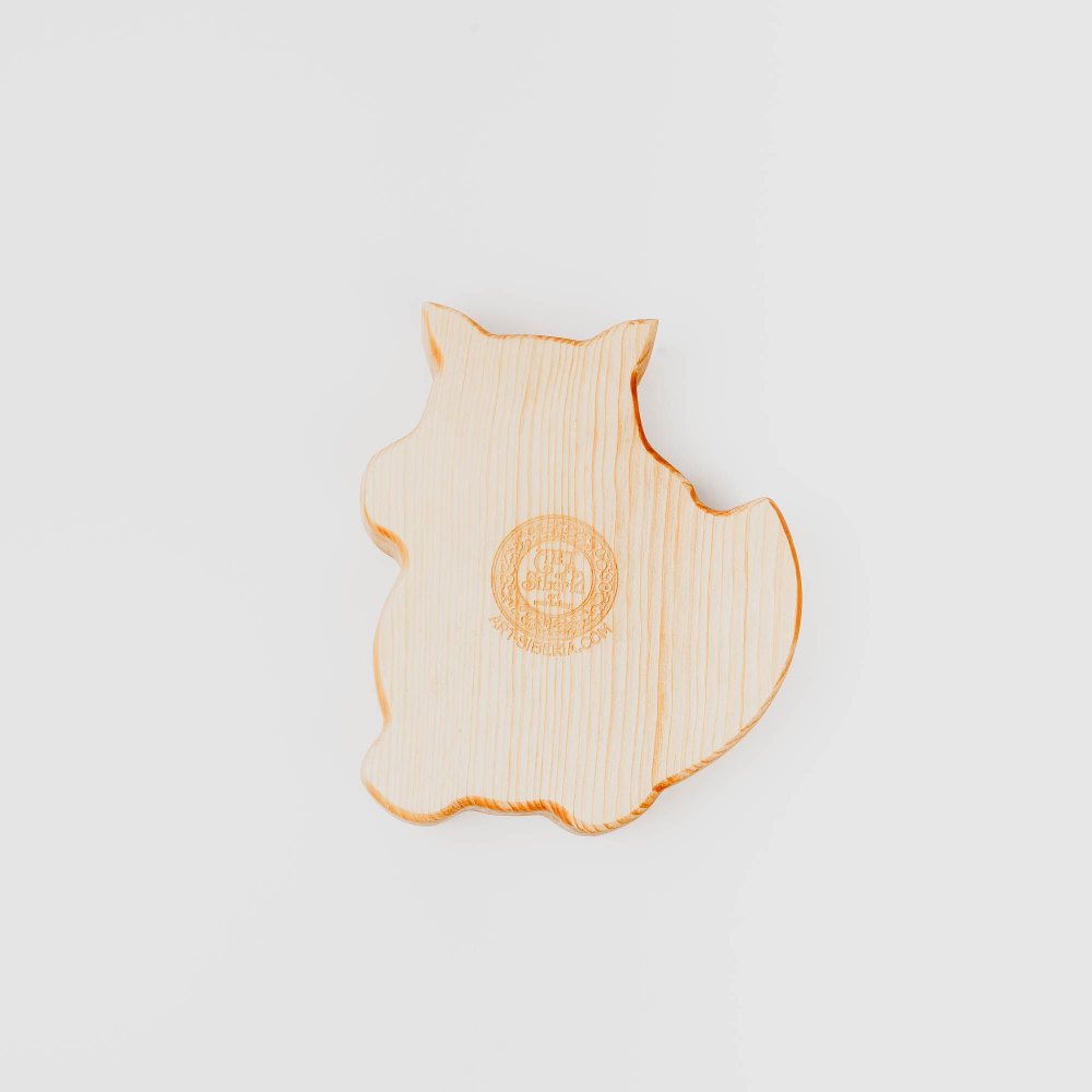 Деревянная менажница "Белочка" из кедра