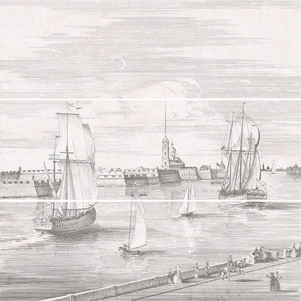 Панно Город на воде SPb из 3-х частей 12108R\3x\3F