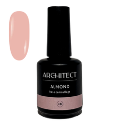 Камуфлирующая крепкая каучуковая база HARD Nail ARCHITECT 07 ALMOND Base Camouflage 15 ml
