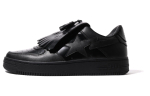 A Bathing Ape Quilt Tassel Leather Sneakers