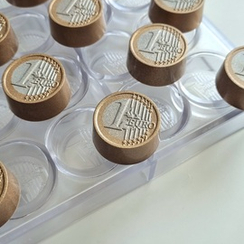 805 | Форма для шоколадных конфет "Евро" (275*175мм)