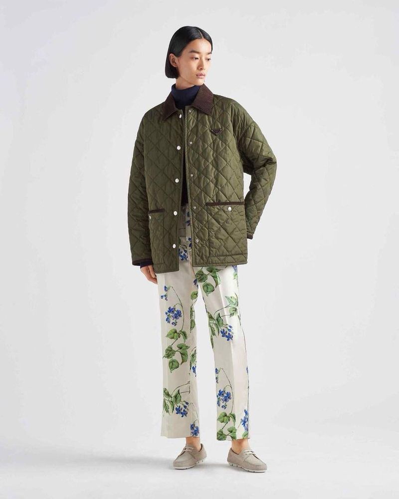 Кожаная куртка Prada