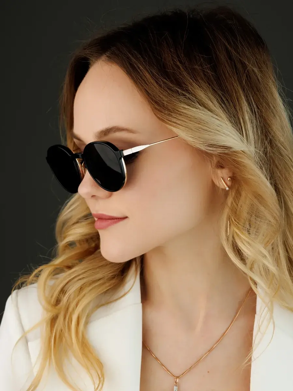 Модная оправа для очков с накладкой 4в1