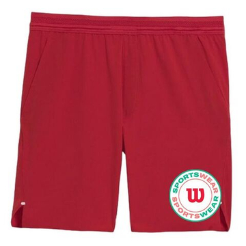 Мужские теннисные шорты Wilson Tournament Pro Short 7" - красный