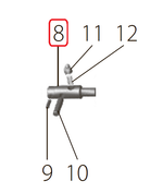 Запчасть №8 для FDPAG-Т9ZG. Шток боейка