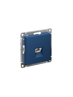 Розетка компьютерная AtlasDesign RJ45 кат.6A механизм аквамарин SE ATN001186