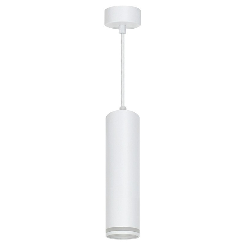 Светильник потолочный на подвесе MR16 35W 230V. белый D55*H280 ML1708 Barrel LUNA