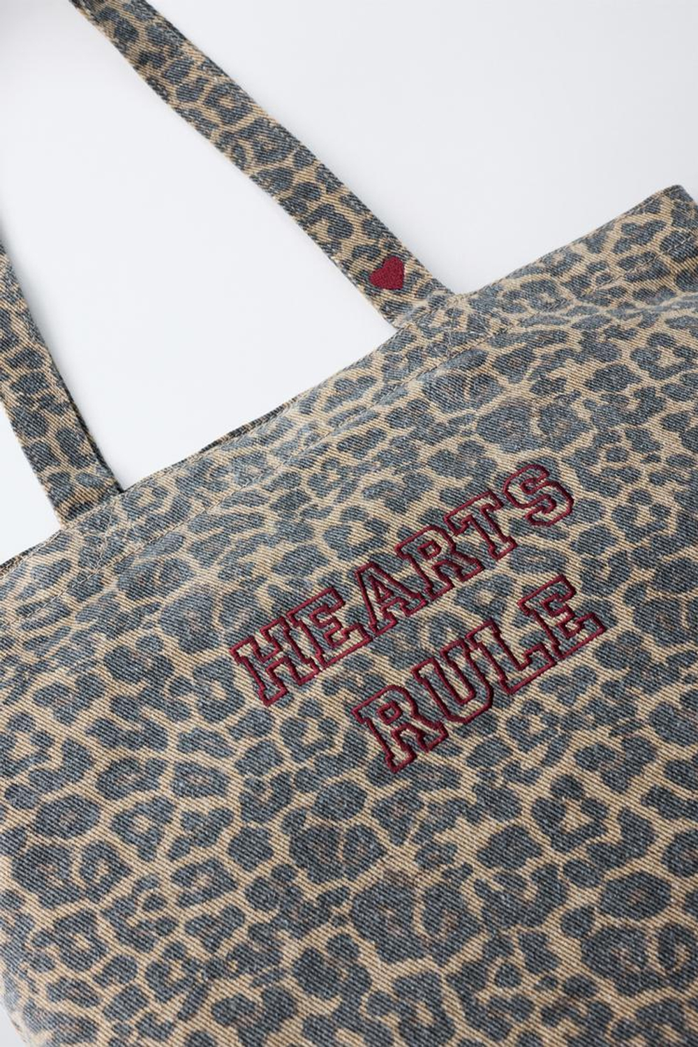 ZARA СУМКА-ШОПЕР С АНИМАЛИСТИЧЕСКИМ ПРИНТОМ, ЧЕРНЫЙ