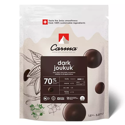 Шоколад горький Joukuk 70%, Carma, Швейцария, 1,5 кг