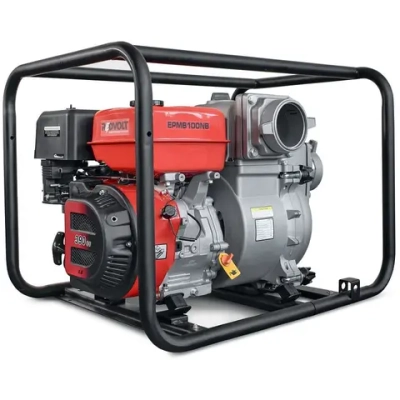REDVOLT EPMB100NB мотопомпа бензиновая 13 л.с, 1666 л/мин, диаметр 100 мм