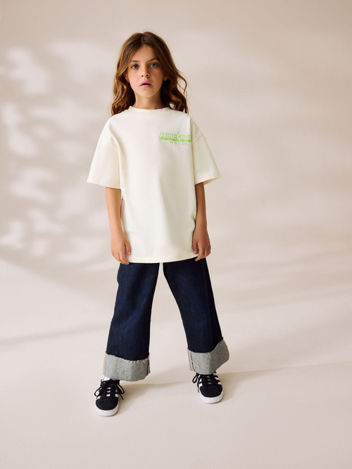 Футболка для девочки Next AW4-743, Молочный