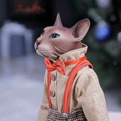 Кукла коллекционная Кот Бруно