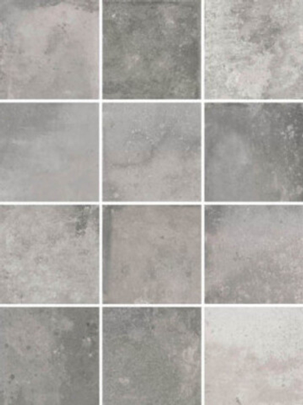 Мозаика Спартель серый матовый 12 частей  (KM1010G0011N)