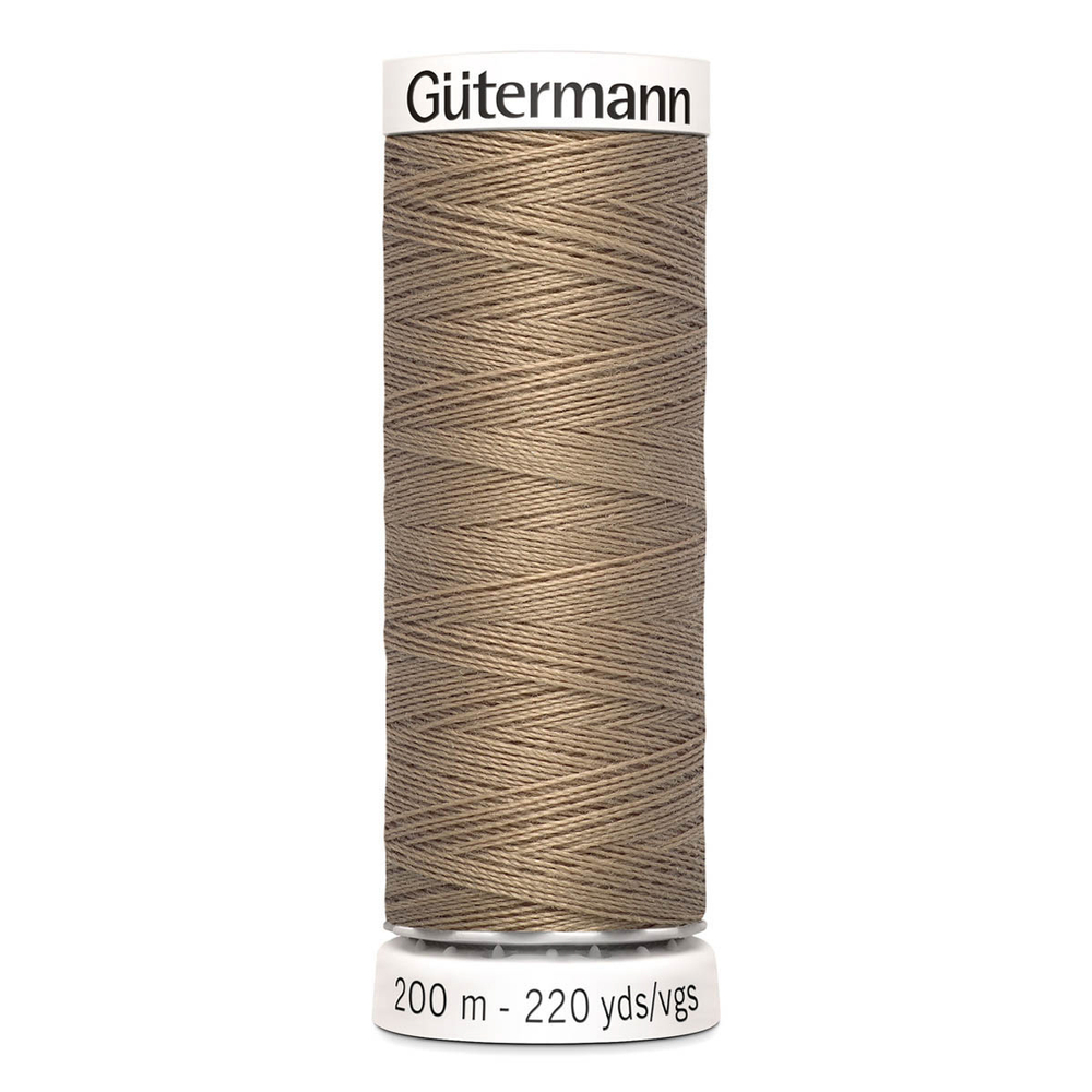 01 Нить Sew-All 100/200 м для всех материалов, 100% полиэстер Gutermann 748277 (868 неотбеленный шелк)