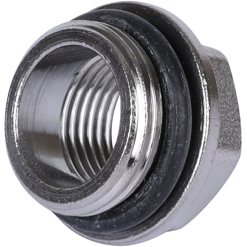 Хромированный концевой переходник FAR 3/4" НР х 1/2" ВР