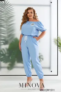 Комбинезон 1511-голубой Minova