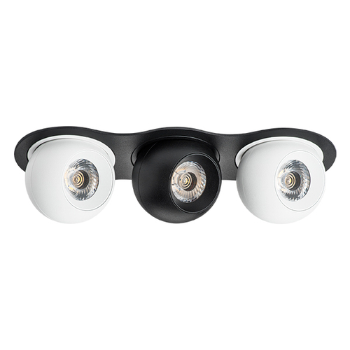 i637627262 Светильник INTERO LED 9W*3 850LM*3 24G ЧЕРНЫЙ/БЕЛЫЙ 3000K (217637+217062+217072+217062)