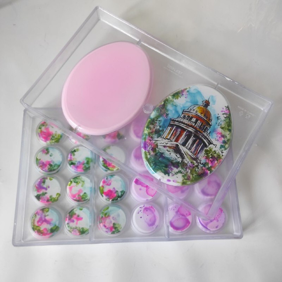 793 | Форма для шоколадных плоских плиток &quot;Для росписи&quot; (275*175 мм)