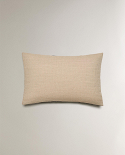 Zara Home наволочка декоративная из льна, синий, 40x60 см