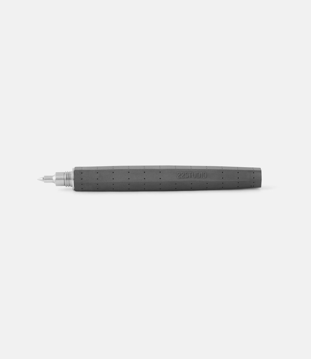 22 Studio Module Rollerball Pen Dark Grey — ручка-роллер из бетона