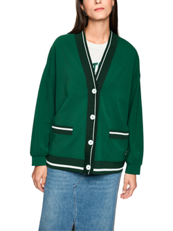 Кардиган из хлопка и модала