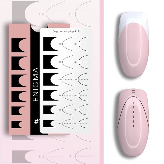 Пластина для стемпинга Enigma Stamping №12