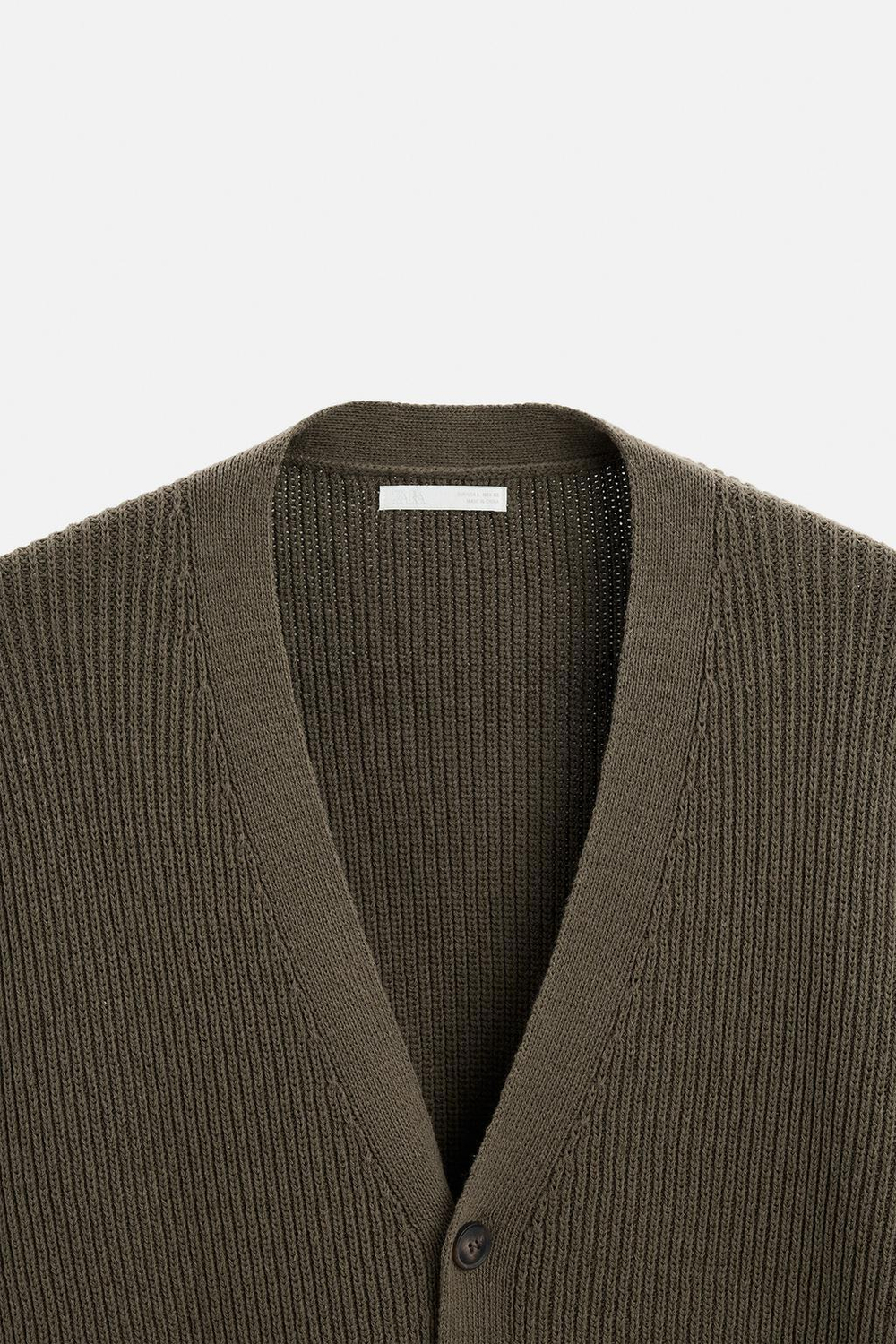 Кардиган relaxed fit из смесового хлопка