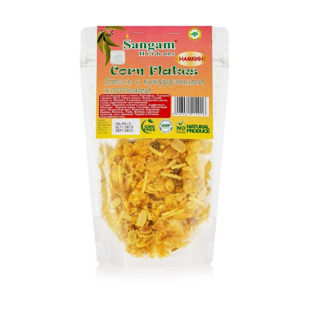 Закуска Sangam Смесь с кукурузными хлопьями Намкин Corn Flakes, 100 г