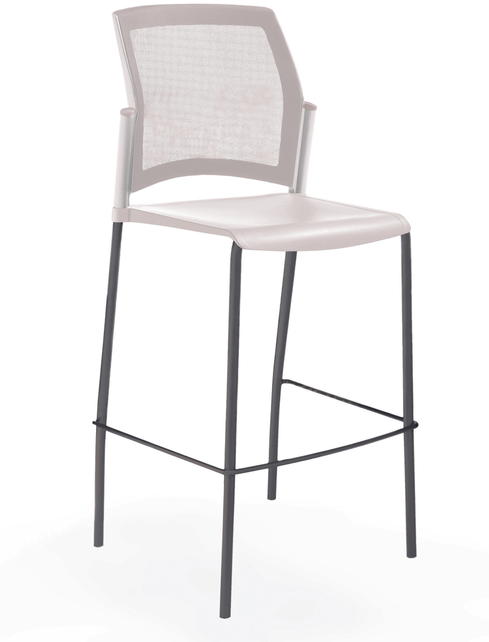 Rewind стул барный со спинкой-сеткой