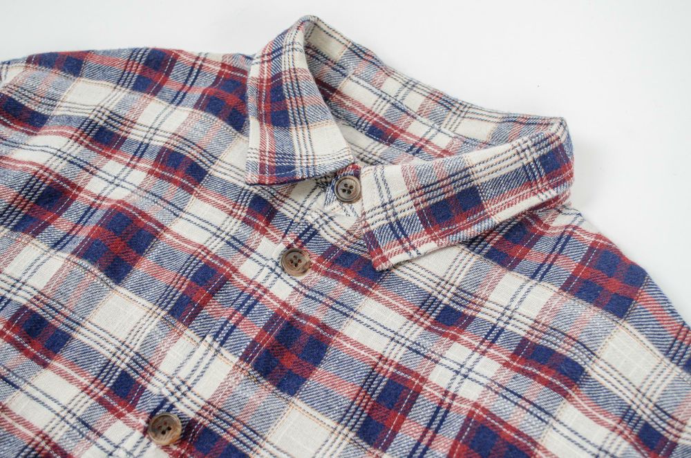 Рубашка Magamaev Filter сине-красная