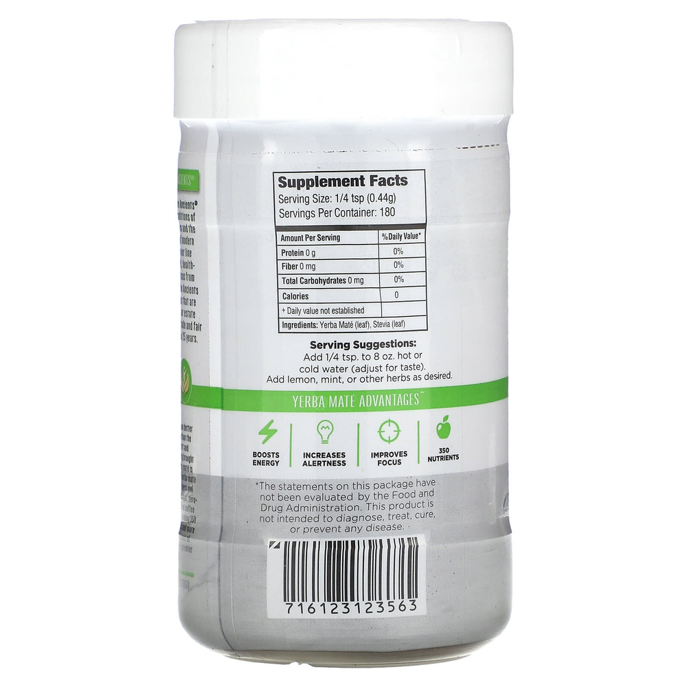 Wisdom Of The Ancient, Yerba Mate Royale, травяной чай быстрого приготовления со стевией, 79,9 г (2,82 унции)