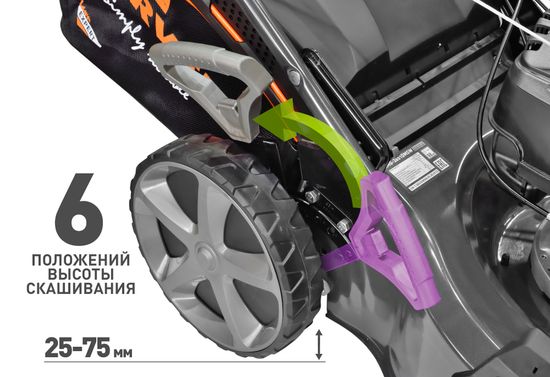 Газонокосилка бензиновая "CARVER" LMG-3651DMSW