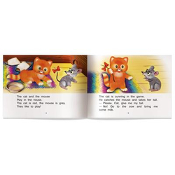 Читаем вместе. 1 уровень. Кошка и мышка. The Cat and the Mouse. (на английском языке), изд.: Айрис, авт.: Наумова Н.А., серия.: (2)