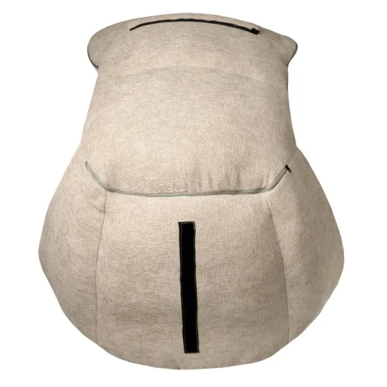 Кресло HUG латте, экокожа, шенилл