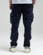 Спортивные Штаны We Don’t Care Nylon Trim Cargo Sweatpants Navy