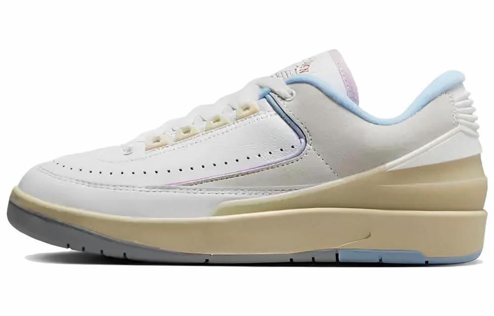 Кроссовки Jordan Air Jordan 2 Low "Summit White And Ice Blue" (Женская размерная сетка)
