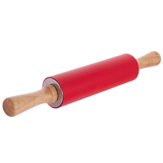 Скалка с силиконовой накладкой Kamille KM-7818 для раскатки теста и мастики