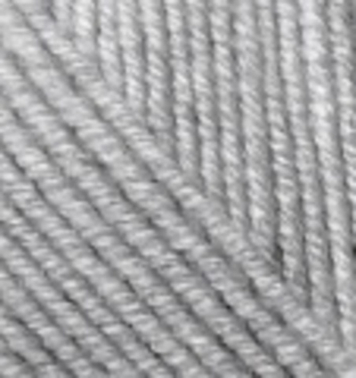 ALIZE "SUPERLANA MIDI", 25% Шерсть, 75% Акрил, 100 гр, 170 м, 208 светло-серый меланж