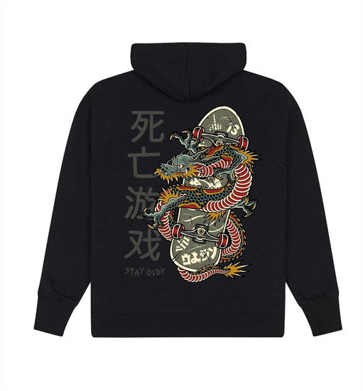 Худи Oldy Dragon (черный)