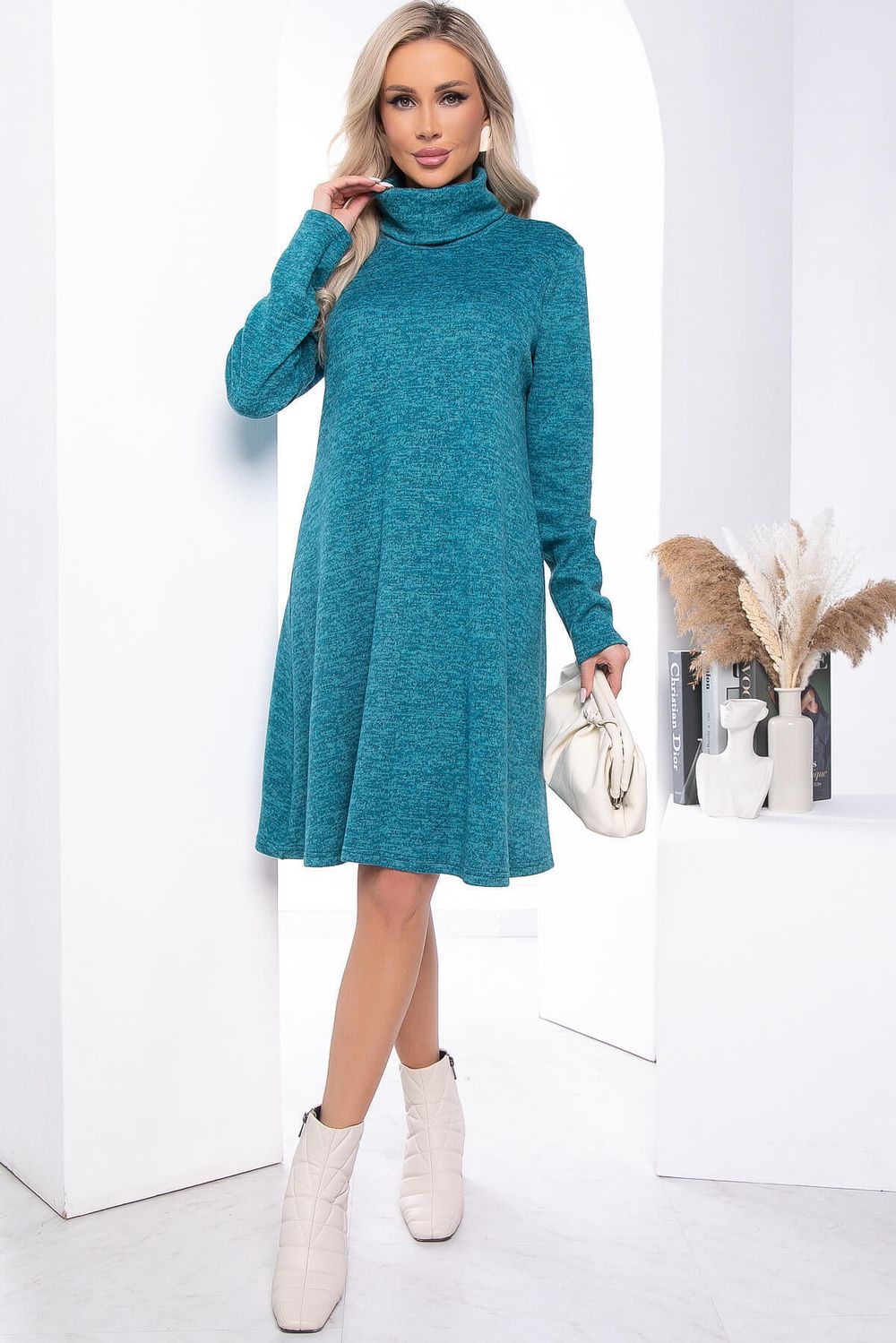 Платье "Миледи" (морская волна) П8024 LT Collection (Акция)