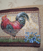 Декоративный гобеленовый чехол Петухи 34х87
