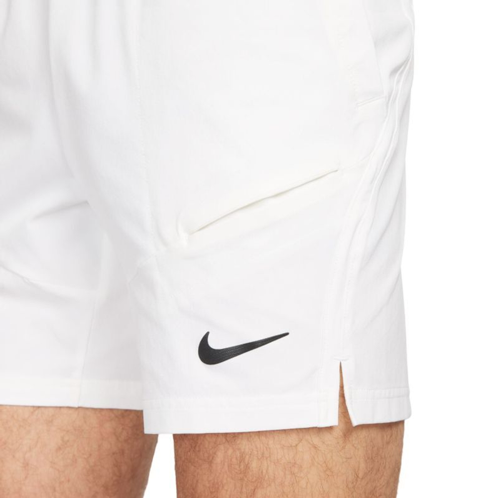 Мужские теннисные шорты Nike Court Dri-Fit Advantage 7" Tennis Short - белый